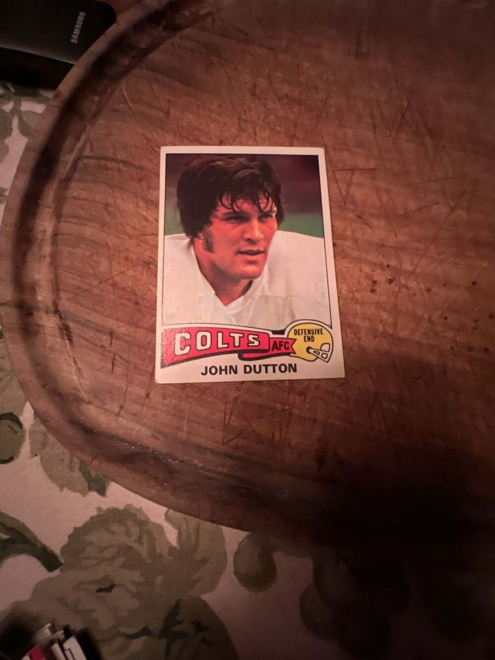 1975 Topps #501 John Dutton Baltimore Colts Football Card
